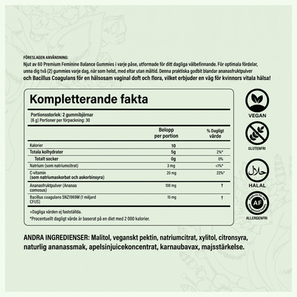 FemVera - Premium pH-Balansgummies för Inre Fräschhet och Välbefinnande
