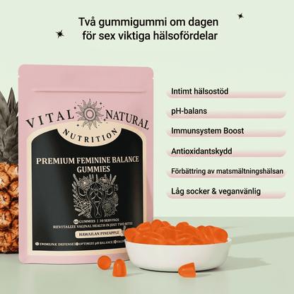 FemVera - Premium pH-Balansgummies för Inre Fräschhet och Välbefinnande