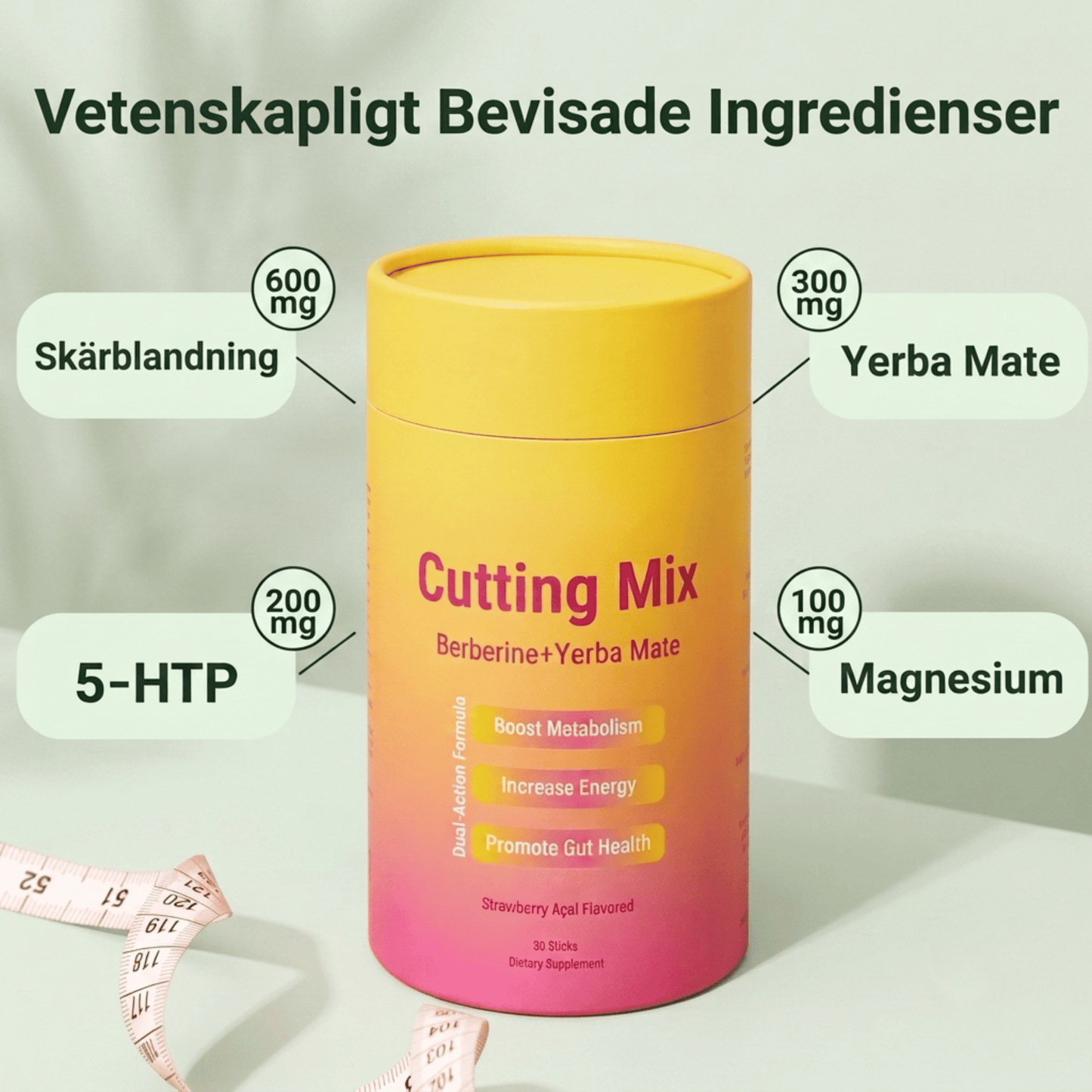 VitalKraft – Naturlig Daglig Dryck För Ämnesomsättning, Tarmhälsa & Stabil Energi